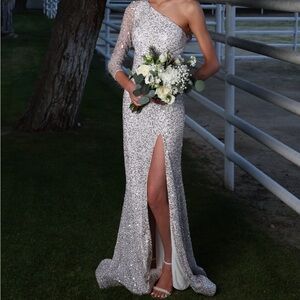 Ashley Lauren white gown